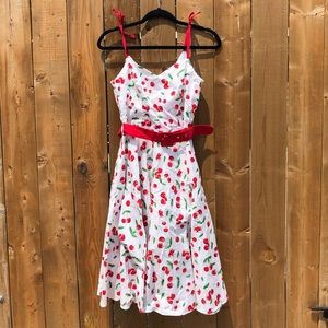 Retro Hell Bunny cherry print dress